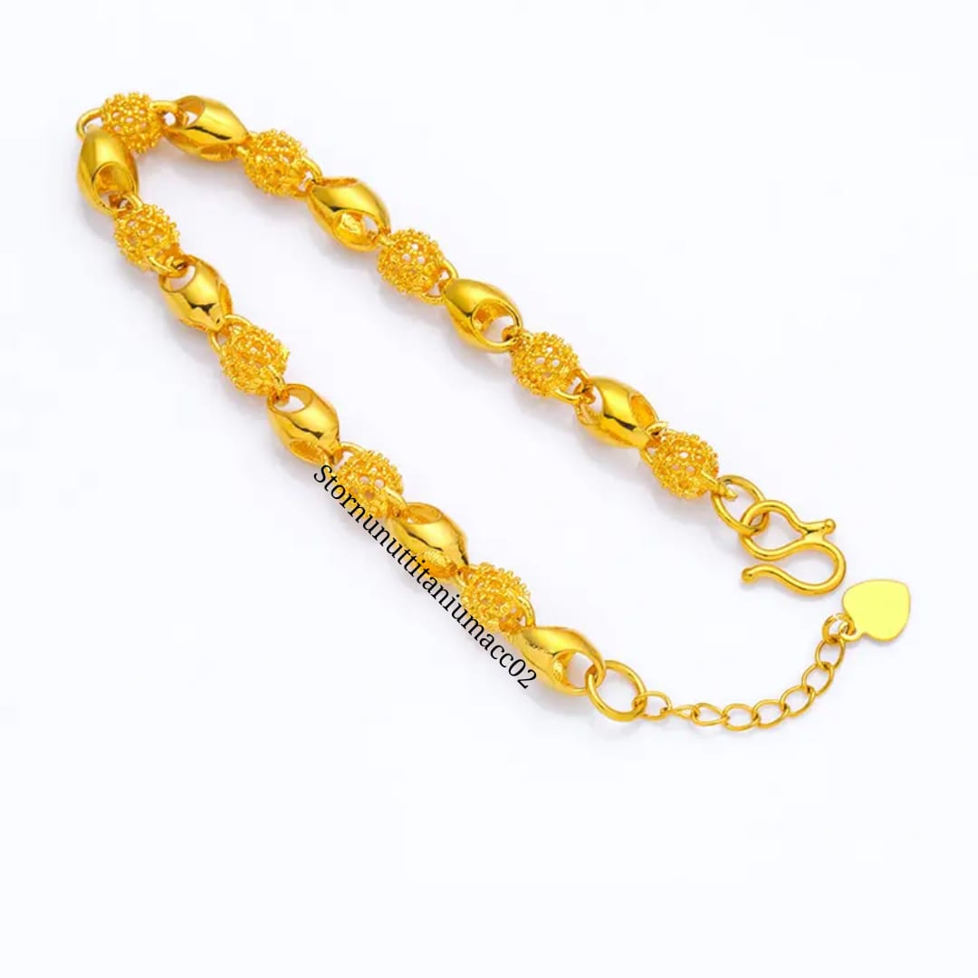 Gelang Model Bambu Untuk Wanita Fashion Terkini Cantik dan Elegan Terbaru Titanium