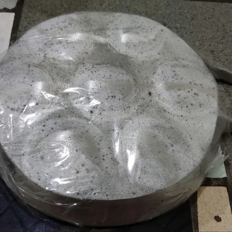 Cetakan kue bikang bawah rata super tebal, cetakan carabika prima, cetakan kue bikang mawar super tebal cetakan kue lumpur,apem, martabak mini, pukis dll ,bonus tutup + sutil 6