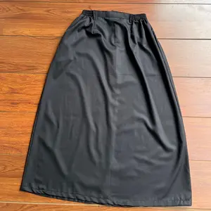 ROK KERJA LINE A dan ROK Span PANJANG WANITA KANTOR HITAM/ROK HITAM serbaguna