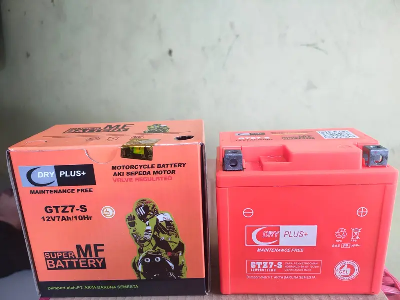 Aki Motor Vario Techno 125 CBS, Vario 150 New, Vario 125 Old GTZ7S DRY PLUS+ Alat Foto 4