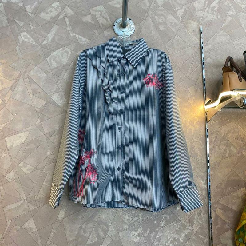 blouse garis hitam putih galeri asteria 0