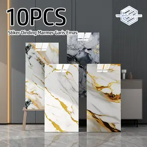 10pcs 30x60cm Granit Wallpaper Dinding Kamar Stiker VINYL Menirukan Lantai Cabinet Marbel Pvc  simulasi Marble stiker  dinding aesthetic stiker  meja Marmer