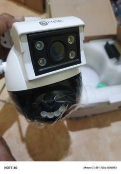 Product Review of EYESEC CCTV Outdoor WiFi 4MP Dual Lens Waterproof IP Camera 355° PTZ Kamera HP Jarak Jauh Adaptor Smart from e**o 1