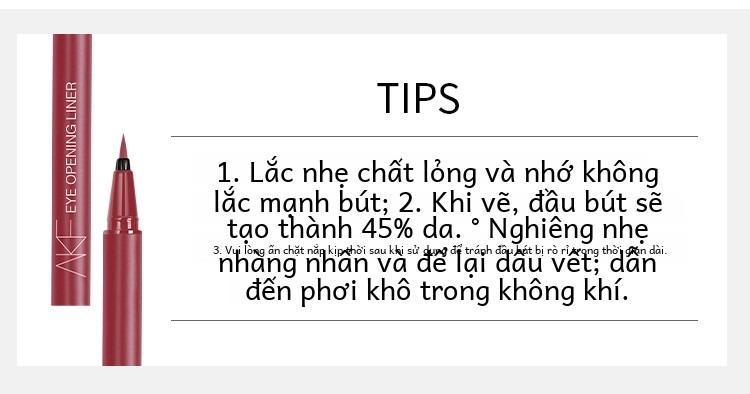 Product Introduction of Bút Kẻ Mắt AKF, Bút Kẻ Mắt Đầy Màu Sắc, Bút Gel Nhuộm, Lâu Trôi, Thích Hợp Cho Người Mới Bắt Đầu, Người Giỏi Cosmetic Mỹ Phẩm Trang Điểm Women Nữ 9