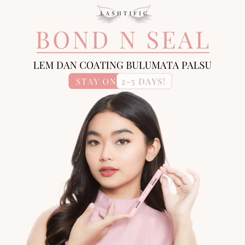 LASHTIFIC Cluster Lashes BOND AND SEAL - Lem Bulumata Eyelash Individual Tahan 5 hari