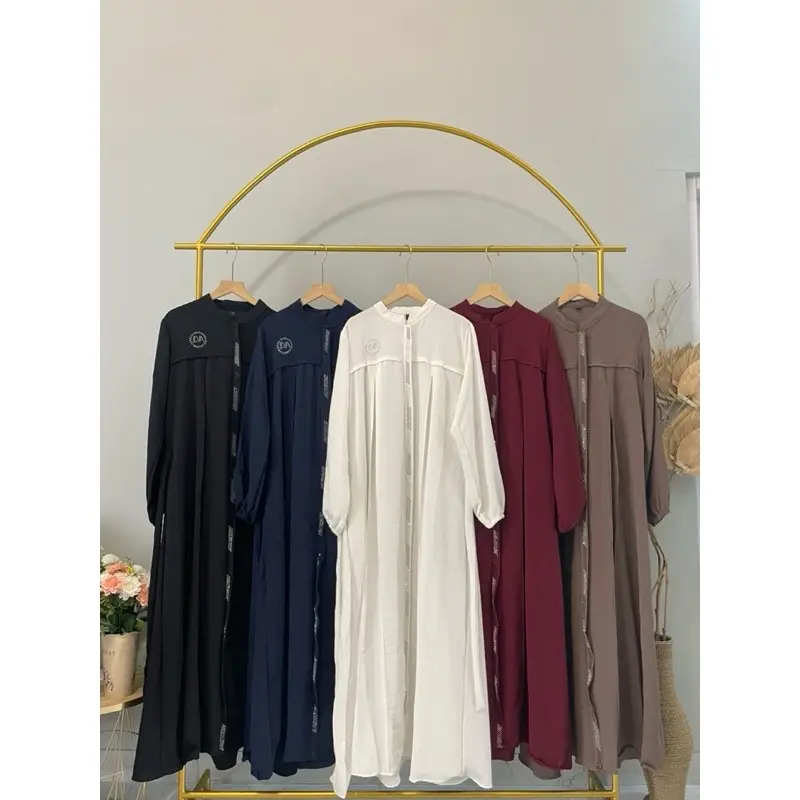 Gamis Maxi Cricle Airflow gamis wanita premium Muslim Crinkle dasar 3