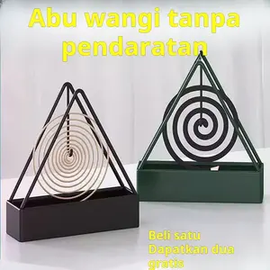 （Rob ！）Rak Dupa Nyamuk Tahan Api Rak Dupa Besi Kreatif Rumah Tangga Tempat Baki Dupa Dupa Braket Kompor Dupa Nyamuk untuk Menghubungkan Baki Abu