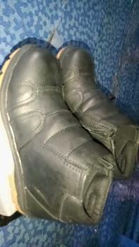 Product Review of Sepatu Boot Safety Kulit Asli Pria Bikers Tiktok Shop STG-SFT Boots Karet from u**1 0