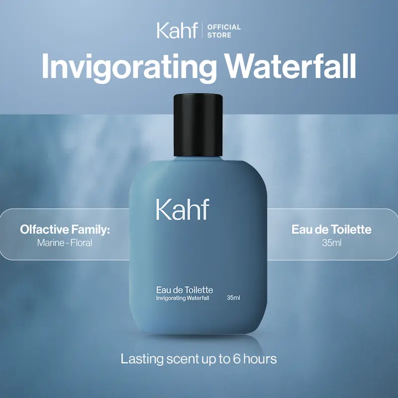 Kahf Eau de Toilette Invigorating Waterfall 35 ml Parfum Pria Wangi Tahan  Lama