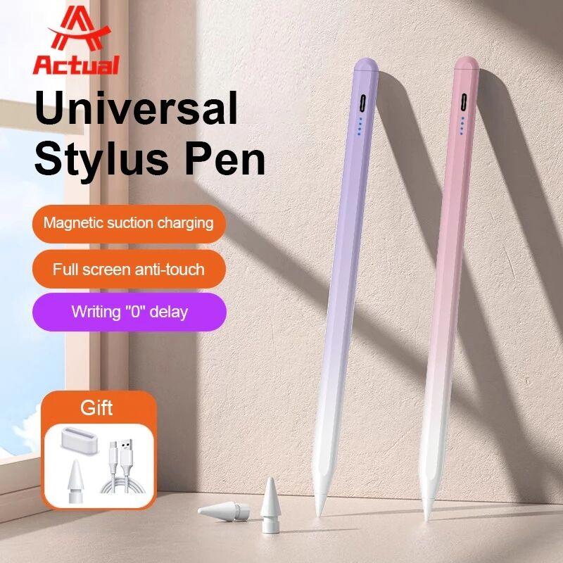 Bút cảm ứng cho iPad 11th, A16, Air11, Air13, M2, M3, Air4, Air5, 10.9, Thế hệ thứ 9, 8, 7, 6, 10.2 / 11 Pro12.9 / 13, Air 3, Mini7 / 6, 2018-2025, Bút cảm ứng với màn hình nguồn kỹ thuật số, Không tương thích với máy tính bảng và điện thoại Android