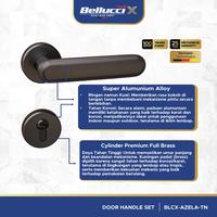 Gambar Bellucci-X Door Handle Azela Series Kunci Pintu Rumah Satu Set Aluminium Alloy High Security - Titanium dari ONASSIS BELLUCCI OFFICIAL Kota Tangerang 5 Tokopedia