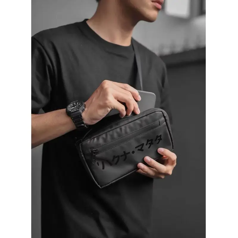 Exclusive Hand bag Clutch Tas Selempang Pria Waterproof Paket Kado Ulang Tahun Cowok Clutch Bag & Dompet 7