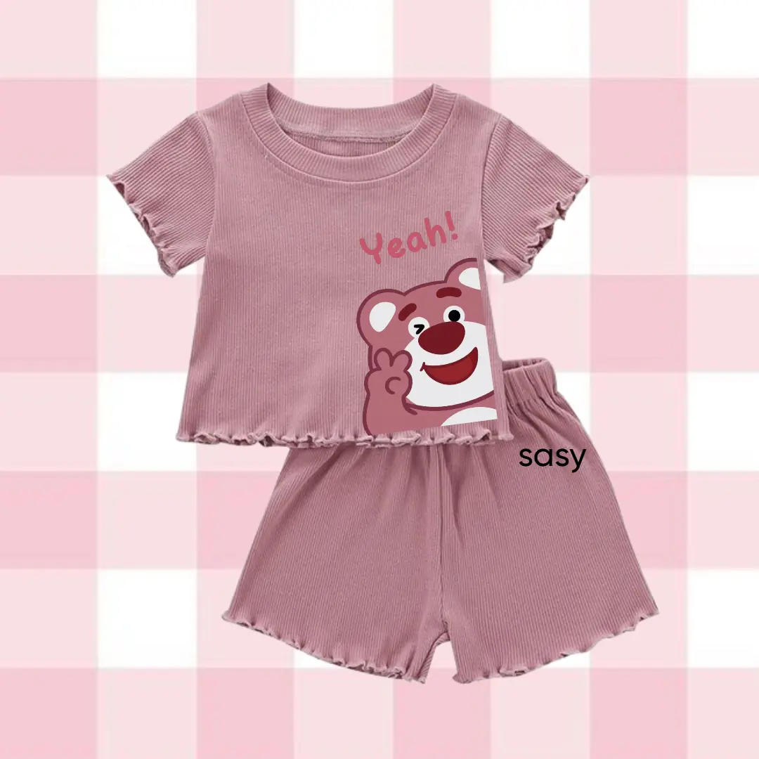 COD SETELAN ANAK KNIT UNISEX / ONESET ANAK KEKINIAN / STELAN ANAK LENGAN PENDEK / ONESET ANAK VIRAL L0TSO