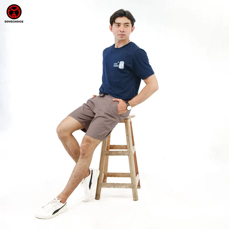 Dovechoice Celana Pendek Pria Hitam Boardshort Stretch Premium Original  Casual 4