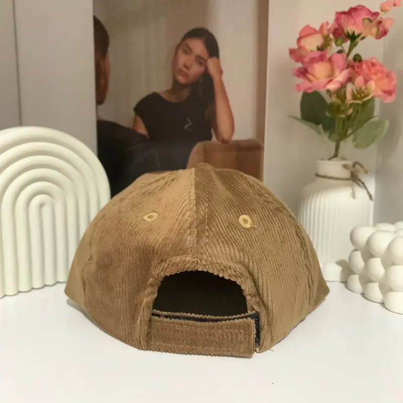 Topi Pet Anak Corduroy Cowok Cewek Usia 6 Bulan Sampai 3 Tahun 1