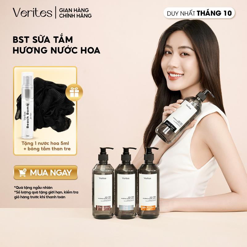 Sữa Tắm Hương Nước Hoa VERITES 500ml Body Wash Signature Collection