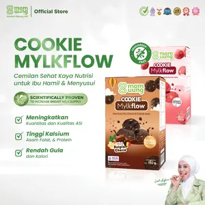 Mom Uung Cookie Mylkflow - Snack Sehat Pelancar ASI Ibu Hamil / Bumil & Ibu Menyusui / Busui - Halal BPOM