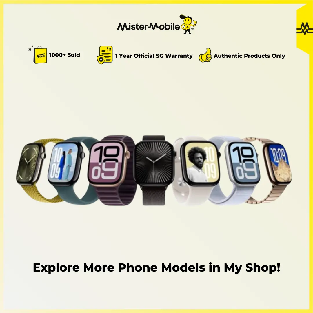 Watch Series 10 GPS / GPS+Cellular | 42mm | 46mm | 1 Year Manufacturer Warranty | Singapore Local Set