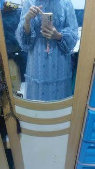 Product Review of Moana Set Hijab Segiempat Gamis Wanita Muslim Mewah Ceruty Babydoll Printing Mix Tille Tutu Cantik from L**7 0
