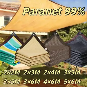 COD Paranet 99% Anti-UV Jaring Lebar 2/3/4/5 m² Shading Net Nylon Anti Panas Tahan Lama Berventilasi Enkripsi 12-Pin Jaring Paranetparanet anti uv dan hujan/Penutup Teras Rumah Anti Hujan/Jaring Paranet/Jaring Peneduh Matahari/Pelindung Sinar Matahari