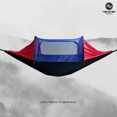 Newtrek Hammock Tent - Hammock Tenda Single Include Frame and Webbing Rope - Flying Tent 2in1
