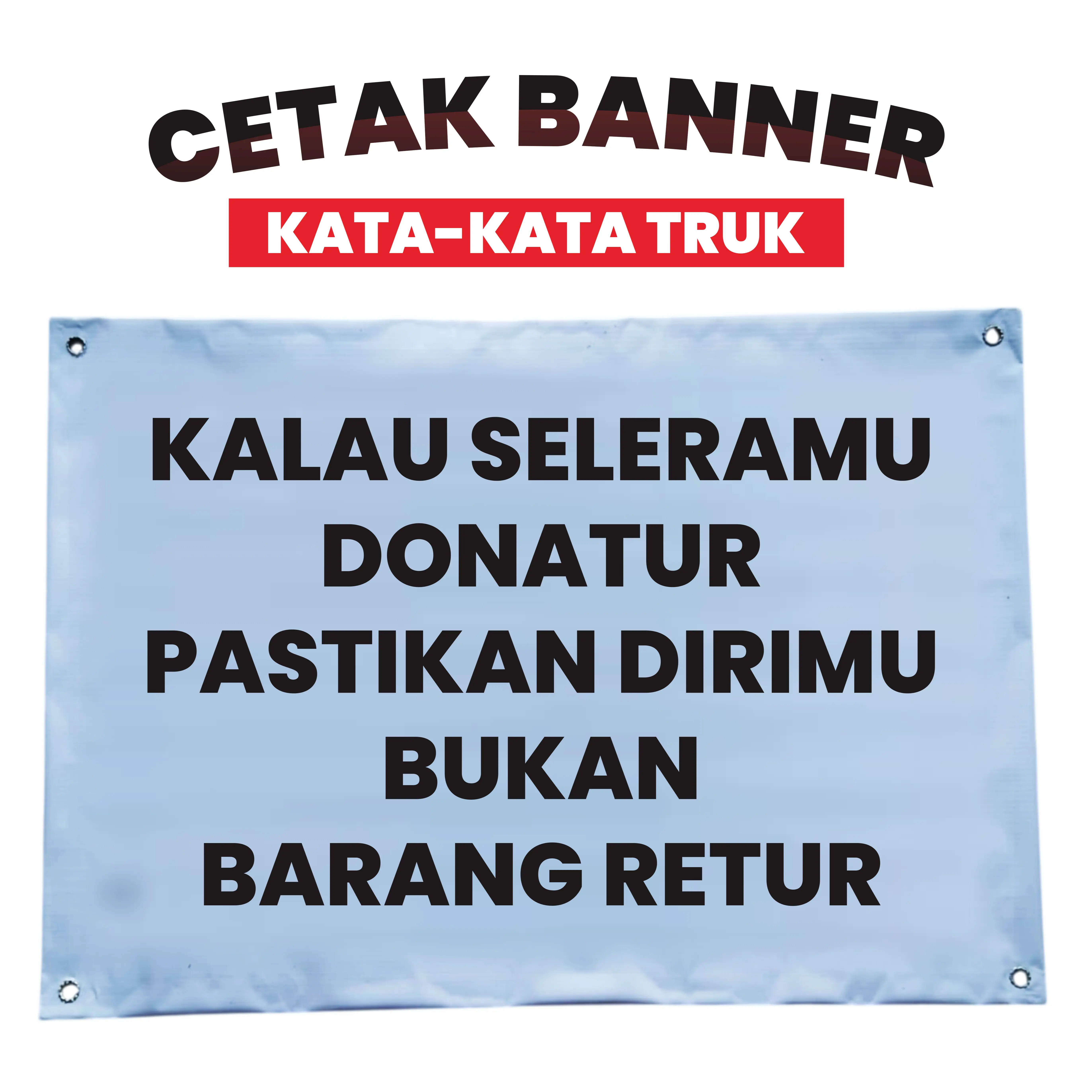 KALAU SELERAMU DONATUR..