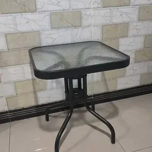 AZKO Soleil Meja Teras Sisi 45 cm - Hitam Meja Luar Ruangan Garden Table Balcony Desk Furnitur Taman Outdoor Furniture