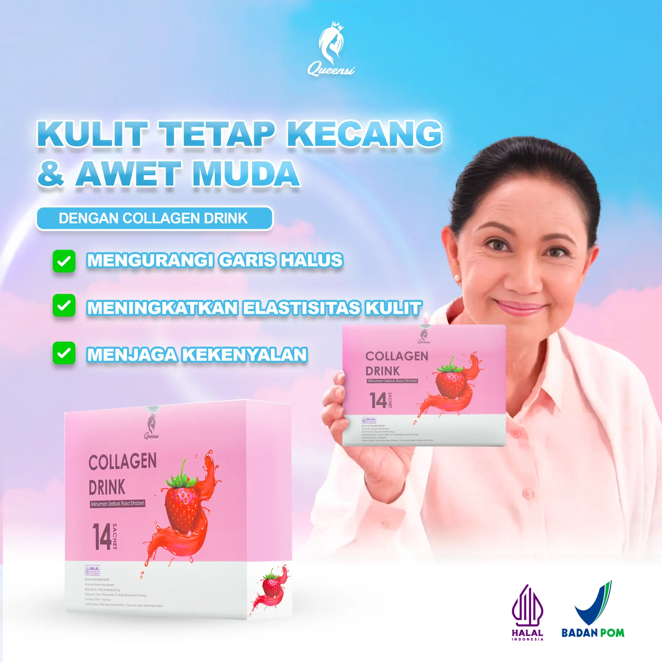 COLLAGEN QUEENSI DRINK | QUEENSI COLLAGEN DRINK