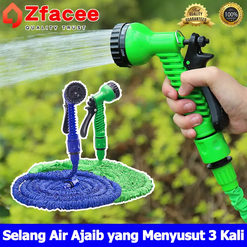 Selang Air Ajaib 7.5 38 Meter ORI Semprotan Air Mobil Kebun Original Elastis