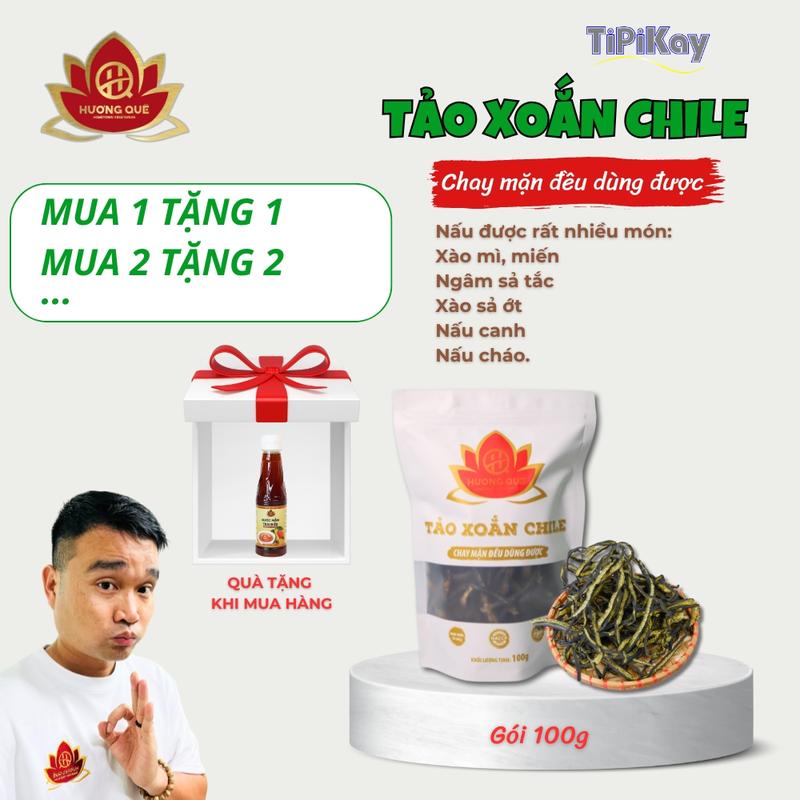 Tảo Xoắn Chile Gói 100g - Chay Mặn Đều Dùng Được - TiPiKay Shop Rong Biển tảo  biển