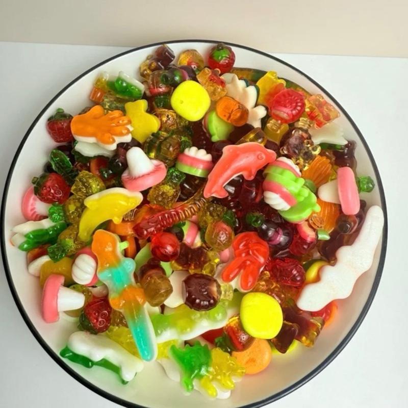 (Tặng 100g Kẹo Bông ) Túi 1 kí KẸO DẺO CHIPCHIP HƯƠNG TRÁI CÂY TỰ NHIÊN