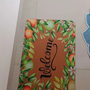 Keset Kaki Rumah Dapur Kamar Mandi Tebal Mewah Diatomite 40x60 cm Anti Slip Odor Elimination Super Absorbent Anti Kuman Bakteri Karet