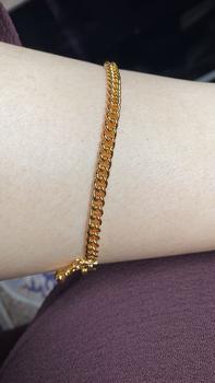 Product Review of Rantai kaki GAJAH 5mm emas korea cop916 anklet for women jewelry gelang kaki Amani Jewellery gelangkaki from j**. 1