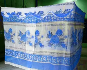 BEST SELLER !! Kelambu SB Bunga Kelambu Jumbo Anti Nyamuk Kelambu Kotak Terdapat Tali Ditiap Sudut