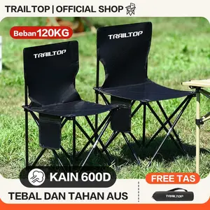 [READY] TrailTop Kursi Lipat Outdoor Serbaguna Kursi Lipat Camping Tebal Dan Tahan Aus Kursi Kemping Lipat Dan Meja Penahan Beban