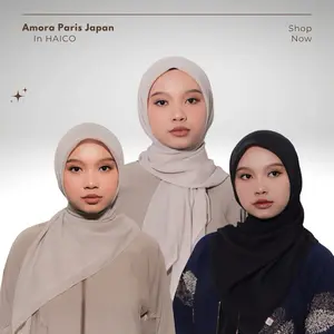 HAICO - Amora Paris Japan Premium | Hijab Segiempat Paris Japan
