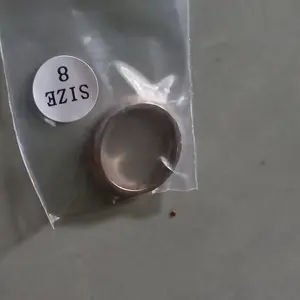 Cincin Titanium Anti Karat Wanita Polos Motif Berlian Mewah Elegan Minimalis Anti Karat Fashion Korea