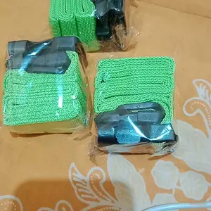 AULEAA - Sabuk Pengikat Koper Nylon Lebar 3,8 cm tebal 3 mm Model Slop Kuat untuk Traveling Haji Umroh & Bagasi Pesawat