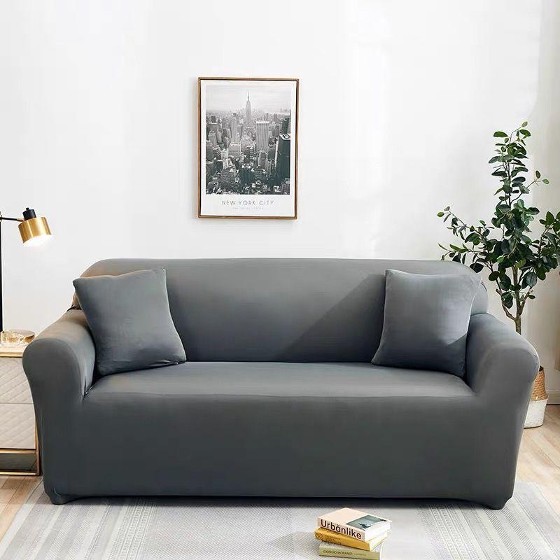 Utama Jakarta - UJ073 Cover Sofa Sarung Sofa Polos 1/2/3/4 Seater/Sofa Cover Elastic/Sofa Protector Covers 0