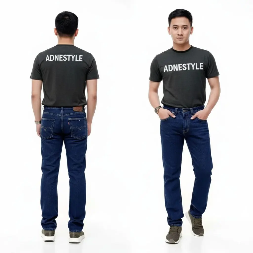 Jeans Panjang Biru Tua