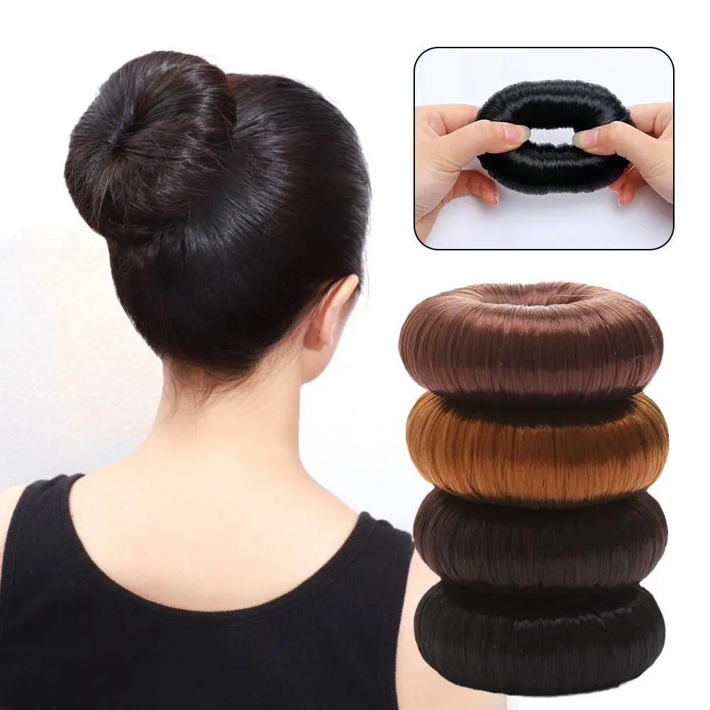 Fashion Elegant Women Ladies Girls Magic Hair Donut Hair Ring Bun Maker Hair Styling Tools Accessories Wig Ponytail