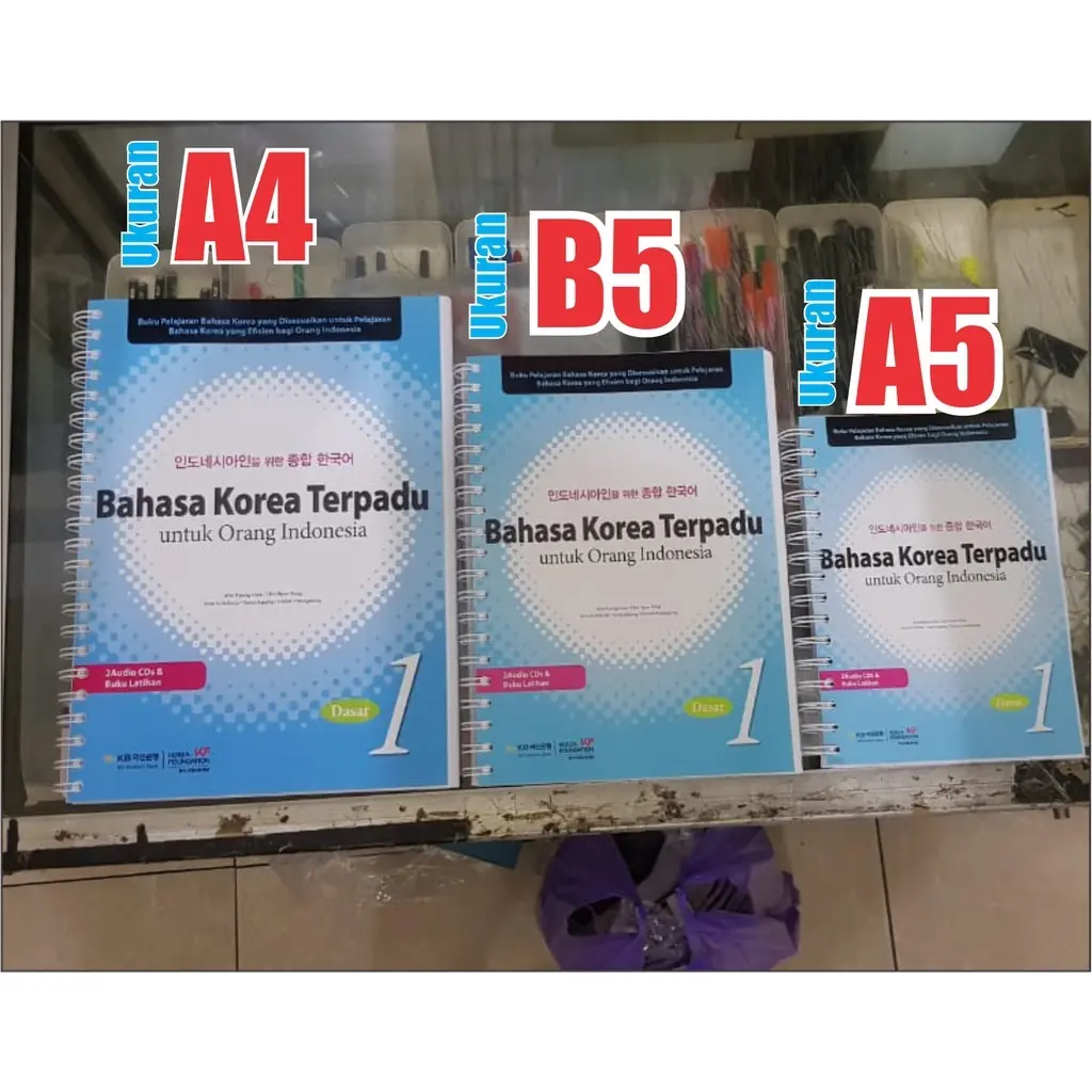 Buku Bahasa Korea Terpadu Jilid 1 sd 6 dan Buku Latihan
