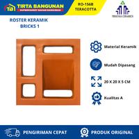 Gambar TRISENSA RO 156B ECO 2 20 X 20 CM ROSTER KERAMIK LOBANG ANGIN VENTILASI KW 1 Putih - PUTIH dari Tirta Bangunan Kota Depok 1 Tokopedia