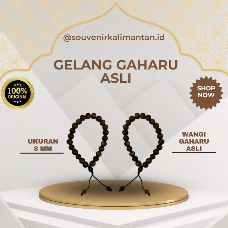 Gelang Kayu Gaharu UK 8 ml coco 0
