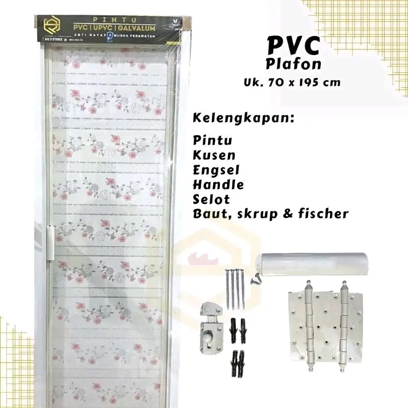 {READY STOCK} Pintu PVC Plafon Murah Mewah Berkualitas plastik