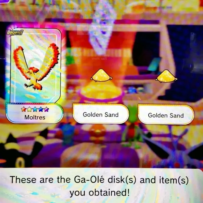 100% ORIGINAL FROM MACHINE] MYTHICAL LEGEND Pokemon Ga-Ol Card RUSH 2 Part  10 -060 Gaole Disk MOLTRES Takara - TikTok Shop Malaysia