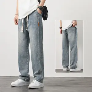 celana baggy jeans pria celana jeans korean style pria celana cowok panjang kekinian
