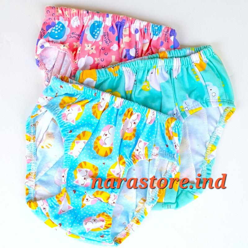 12 Pcs Celana Dalam Anak Laki-Laki dan Perempuan 1-6 tahun Motif dan Warna Lucu 9