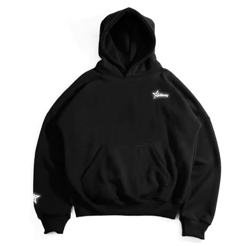 Gadabang Sweater Hoodie Boxy Starboy Menyala Future Disaster Sablon Reflektif Oversize Fleece 280 1
