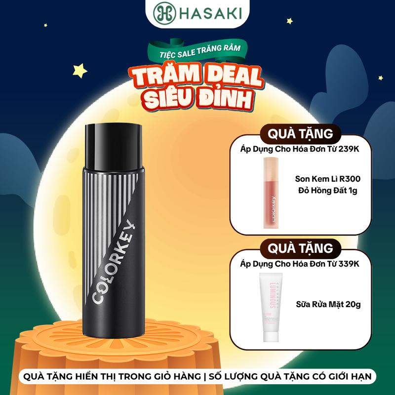 [HÓA ĐƠN 239K TẶNG SON KEM LỲ 1G] Xịt Cố Định Lớp Trang Điểm Colorkey Nam Châm Đen 100ml Airy Matte Setting Spray - Oily Skin Version | HASAKI BEAUTY